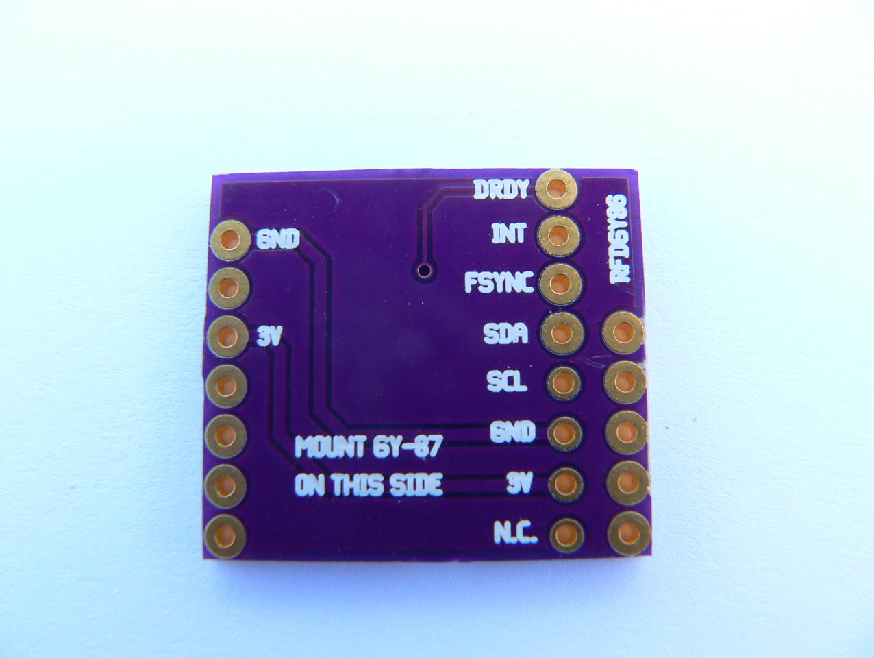 GY-87 Adapter PCB for RFduino